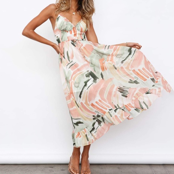 Brush Stroke Dress - Picture 1 of 6